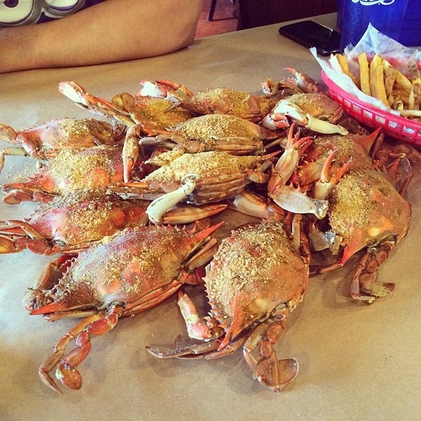 Photo taken at Crab Corner Maryland Seafood House by Julie L. on 4/15/2014