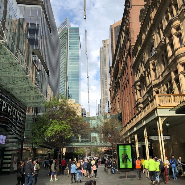 Photo taken at Pitt Street Mall by Brian C. on 8/25/2018