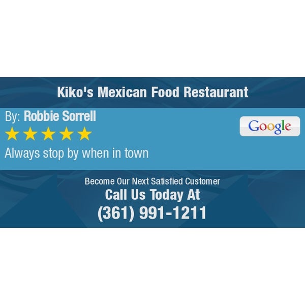 Снимок сделан в Kiko&#39;s Mexican Food Restaurant пользователем Marcus B. 10/15/2019