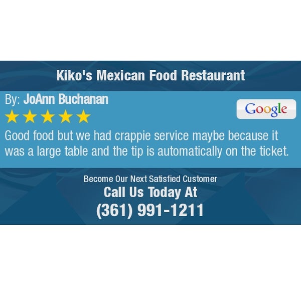 Снимок сделан в Kiko&#39;s Mexican Food Restaurant пользователем Marcus B. 10/30/2019