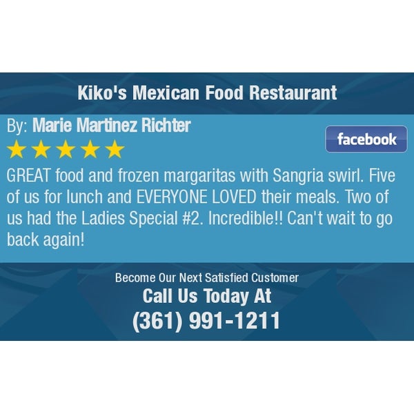 Снимок сделан в Kiko&#39;s Mexican Food Restaurant пользователем Marcus B. 10/16/2019