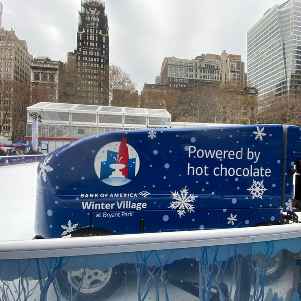 Photo taken at Bank of America Winter Village at Bryant Park by Martin L. on 12/28/2021