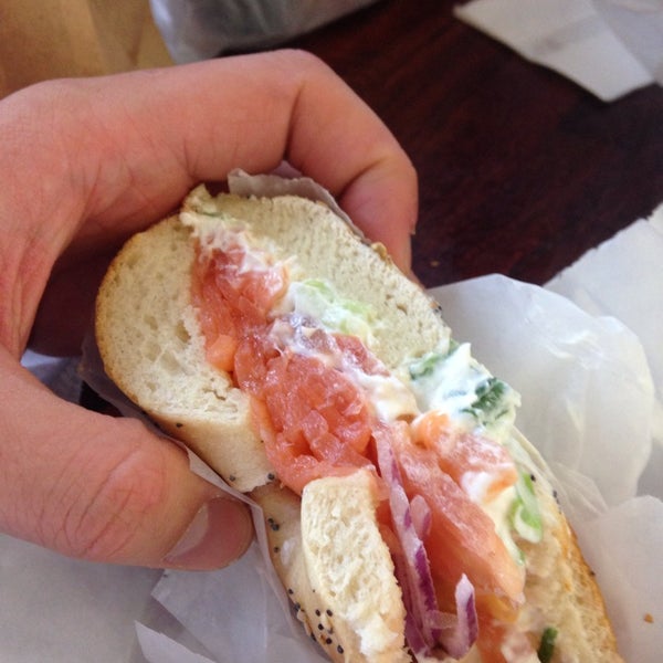 Photo taken at Bergen Bagels by Rodger T. on 3/30/2014