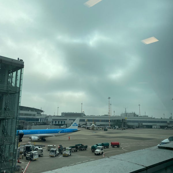 Photo taken at Düsseldorf Airport (DUS) by Javier O. on 2/28/2024