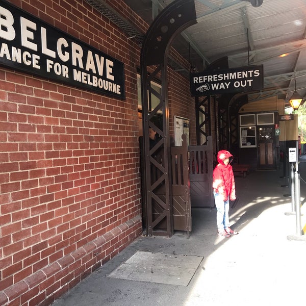 Photo taken at Belgrave Station - Puffing Billy Railway by Sorawit L. on 7/27/2019