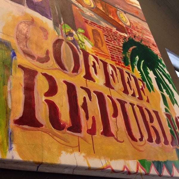 Photo taken at Coffee Republic Café by Anitra B. on 12/30/2014