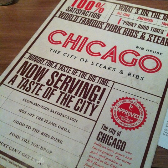 Chicago Rib House (Now Closed) - 1 Utama Shopping Centre