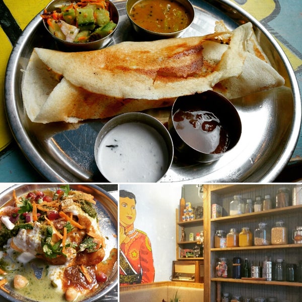 Yummy chat and delicious dosa.