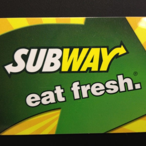 Скидочная карта в сабвей