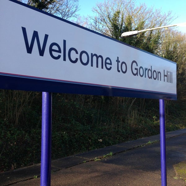 Gordon Hill Railway Station (GDH) Train Station in Enfield Town