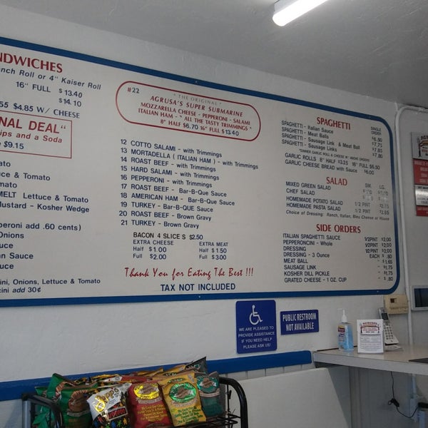 Agrusa's Super Sandwiches Escondido, CA