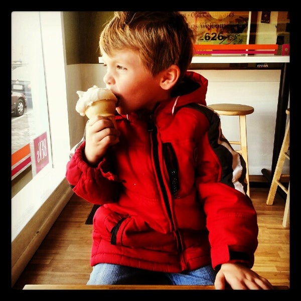 Photo taken at Bev&#39;s Homemade Ice Cream by Laine W. on 2/11/2013