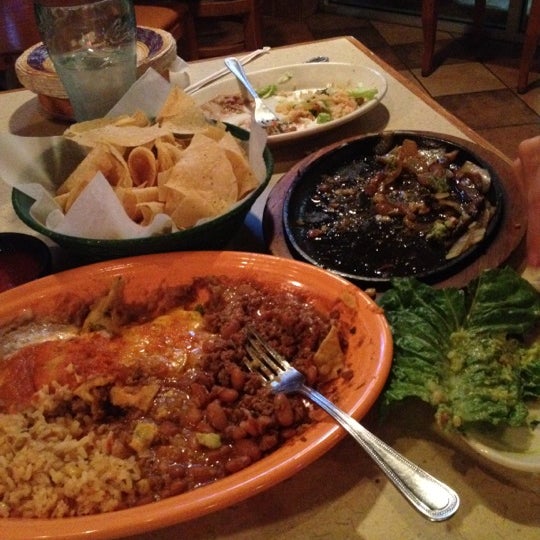 Photo taken at La Parrilla Mexican Restaurant by Rebecca H. on 11/2/2012