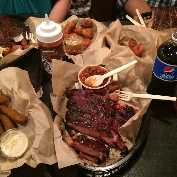 Photo taken at Buz and Ned’s Real Barbecue by Dereck A. on 3/27/2015