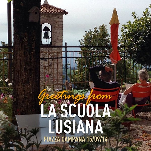 Photo taken at La Scuola Lusiana Guesthouse by Valeria C. on 9/28/2014