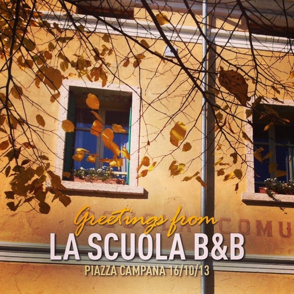 Photo taken at La Scuola Lusiana Guesthouse by Valeria C. on 10/16/2013