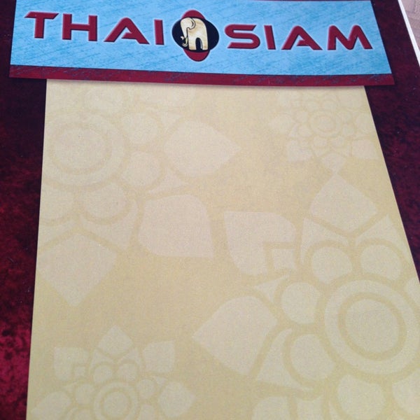 Foto diambil di Thai Siam Restaurant oleh robert m. pada 3/22/2013