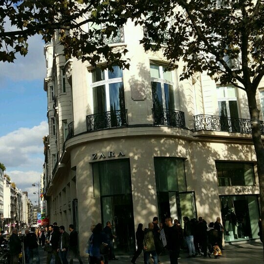 zara champs elysees