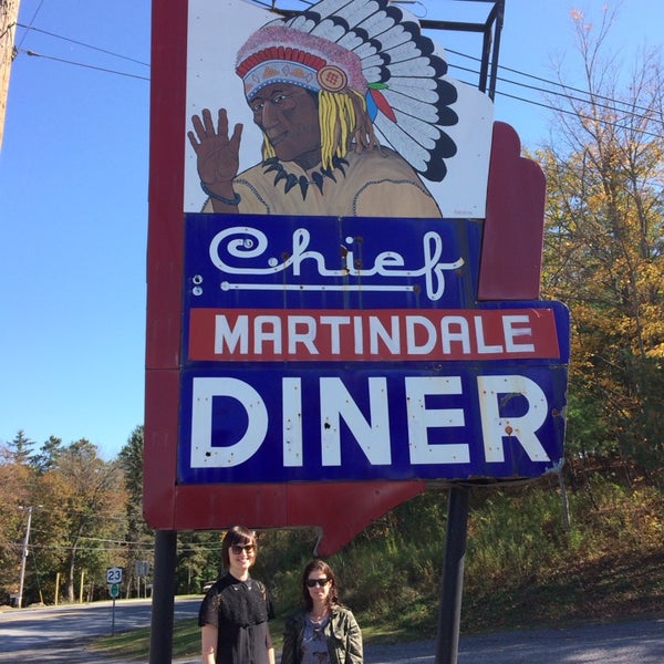 Photo taken at Martindale Chief Diner by Sandy A. on 10/13/2013