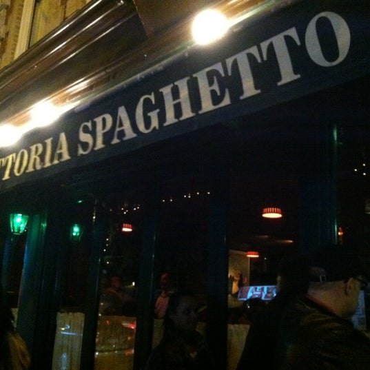 Photo taken at Trattoria Spaghetto by Jessie H. on 10/13/2012