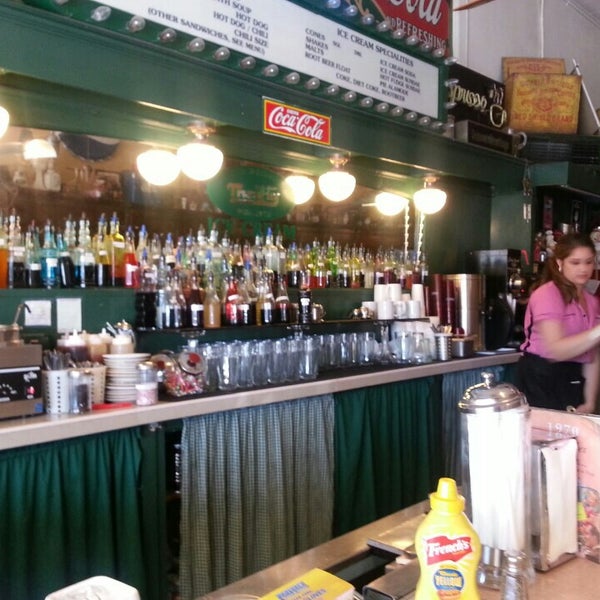 Photo taken at MacAlpine&#39;s Diner and Soda Fountain by Dave R. on 3/10/2013