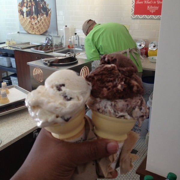 Photo taken at Kilwins Chocolate Fudge &amp; Ice Cream by Edward U. on 3/8/2013