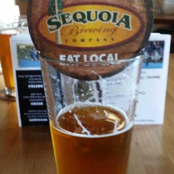 Photo taken at Sequoia Brewing Company by Charles F. on 6/19/2015