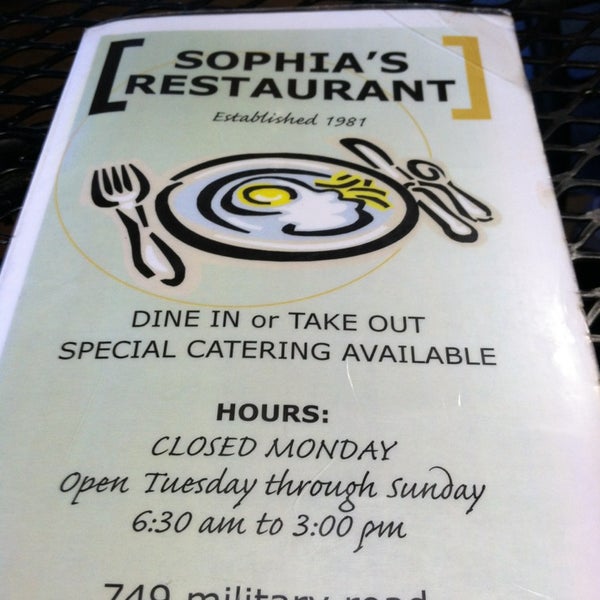 Sophia's Restaurant Diner in Military