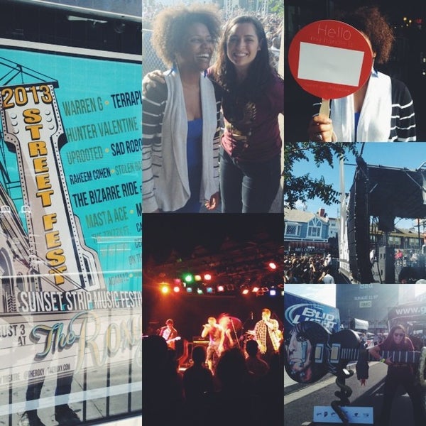 รูปภาพถ่ายที่ Sunset Strip Music Festival โดย Caitlin P. เมื่อ 8/4/2013