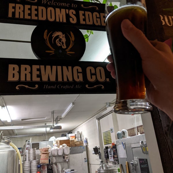 Photo taken at Freedom&#39;s Edge Brewing Company by Daniel M. on 1/4/2020