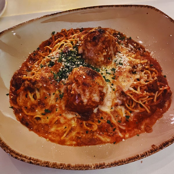 It’s a classic for a reason. Old school service. Big portions of delicious, rich red sauce Italian food. Baked spaghetti & meatballs and, of course, toasted ravioli were bits.