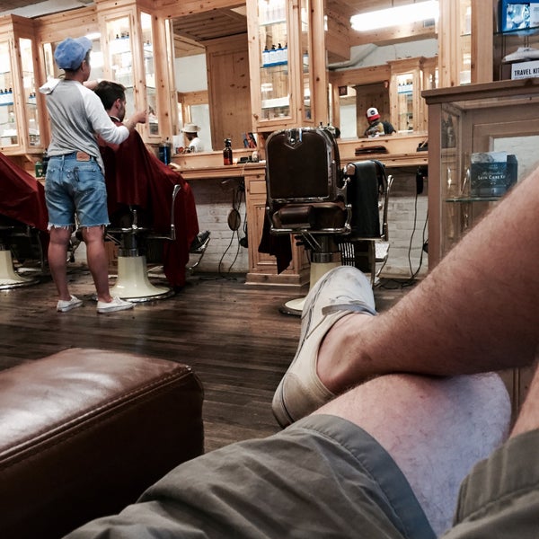 Photo taken at Freemans Sporting Club Barber by Cole K. on 7/1/2016