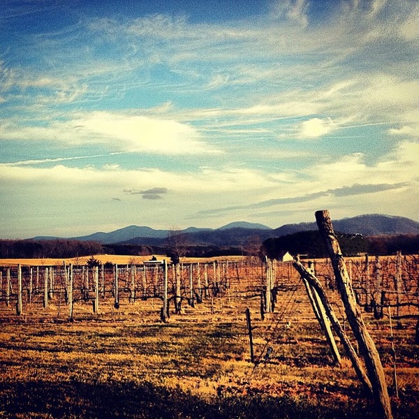 Photo taken at Afton Mountain Vineyards by Grant M. on 1/13/2013
