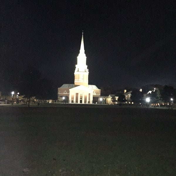Photo taken at Wake Forest University by David D. on 10/21/2015