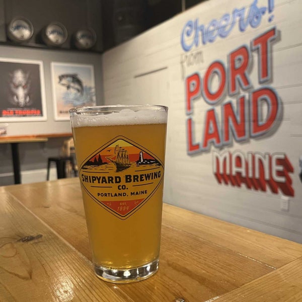 Photo taken at The Shipyard Brewing Company by Mark A. on 7/19/2022