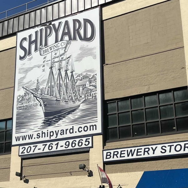 Photo taken at The Shipyard Brewing Company by Mark A. on 7/19/2022
