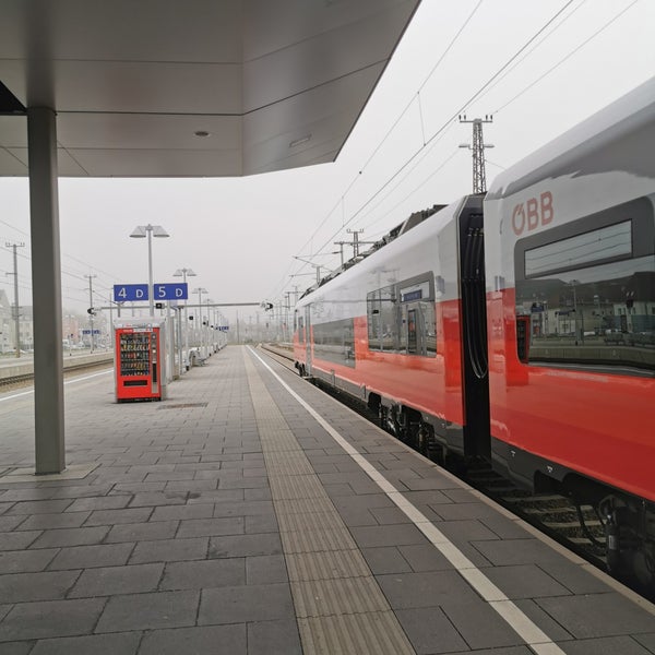 Photo taken at Bahnhof Attnang-Puchheim by Annuua K. on 10/21/2019