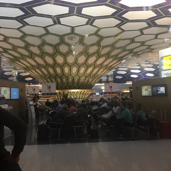 Photo taken at Zayed International Airport (AUH) by Marijn N. on 1/25/2018