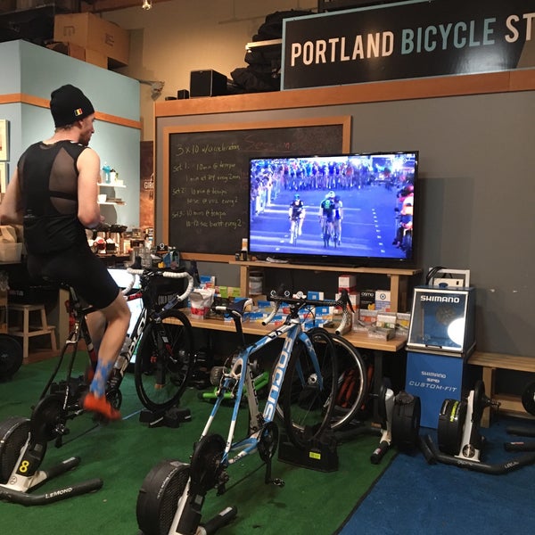 Photo taken at Portland Bicycle Studio by Phillip K. on 2/24/2016