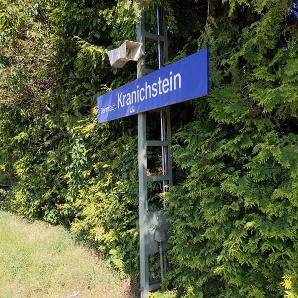 Bahnhof DarmstadtKranichstein Rail Station in Darmstadt