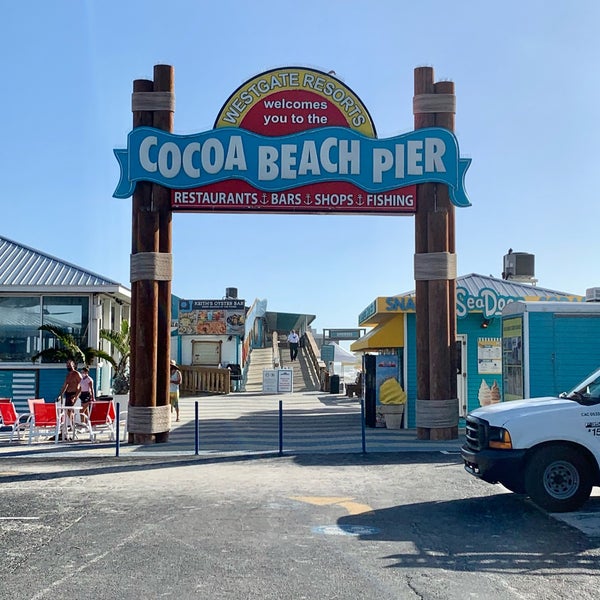 Foto diambil di Cocoa Beach Pier oleh Stanny S. pada 12/31/2020
