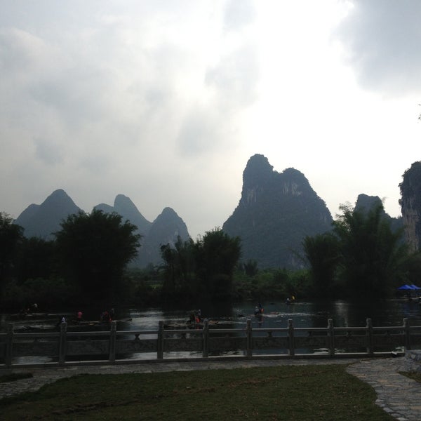 Photo taken at Yangshuo Mountain Retreat by Mariana on 4/30/2013