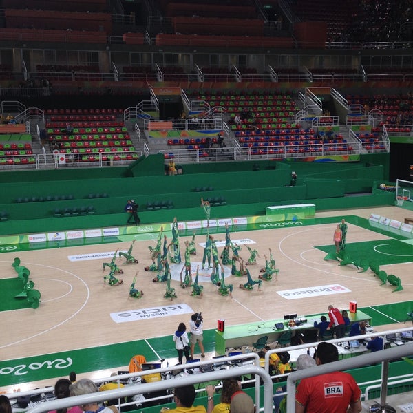9/11/2016 tarihinde Myrcea Carolina A.ziyaretçi tarafından Arena Olímpica do Rio'de çekilen fotoğraf