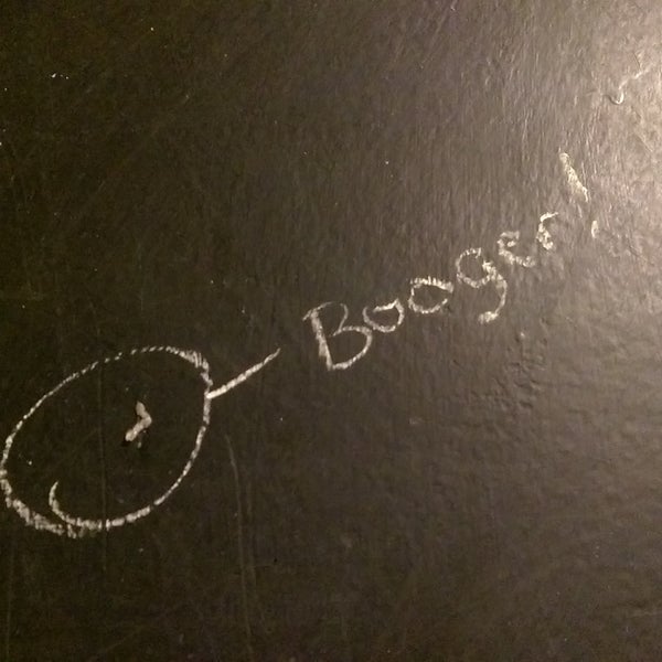 1. Don't wipe your boogers in the men's bathroom.  2. Don't touch the boogers in the men's bathroom.
