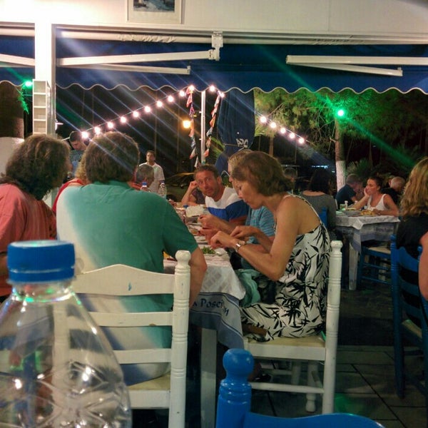 Ordinary greek taverna. Tasty.  But too crowdly.