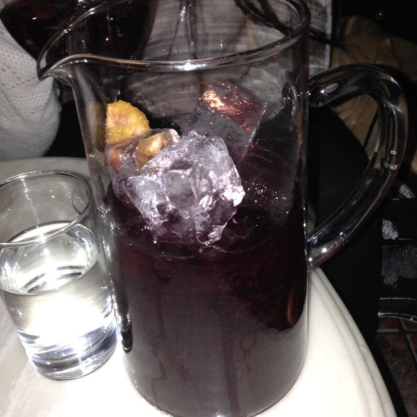 The red Sangria is amazing.
