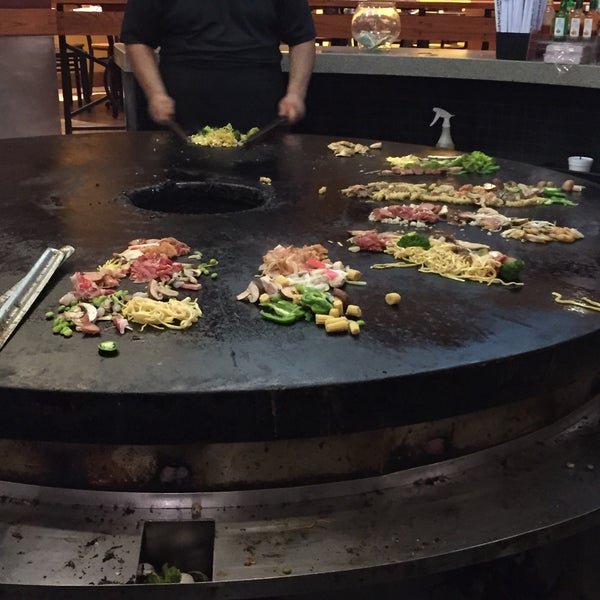 Photo taken at bd&#39;s Mongolian Grill by JAMES S. on 2/25/2015