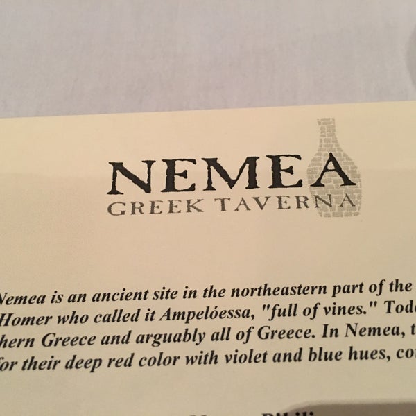Photo taken at Nemea Greek Taverna by Robert R. on 12/21/2016