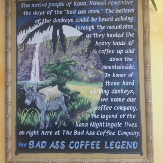 Foto diambil di Bad Ass Coffee of Hawaii oleh Satyam P. pada 5/3/2013