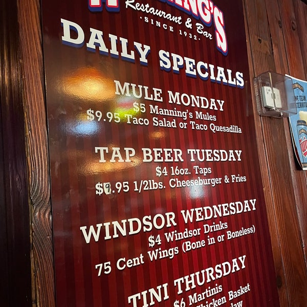 Manning's Cafe and Bar Bar in Minneapolis